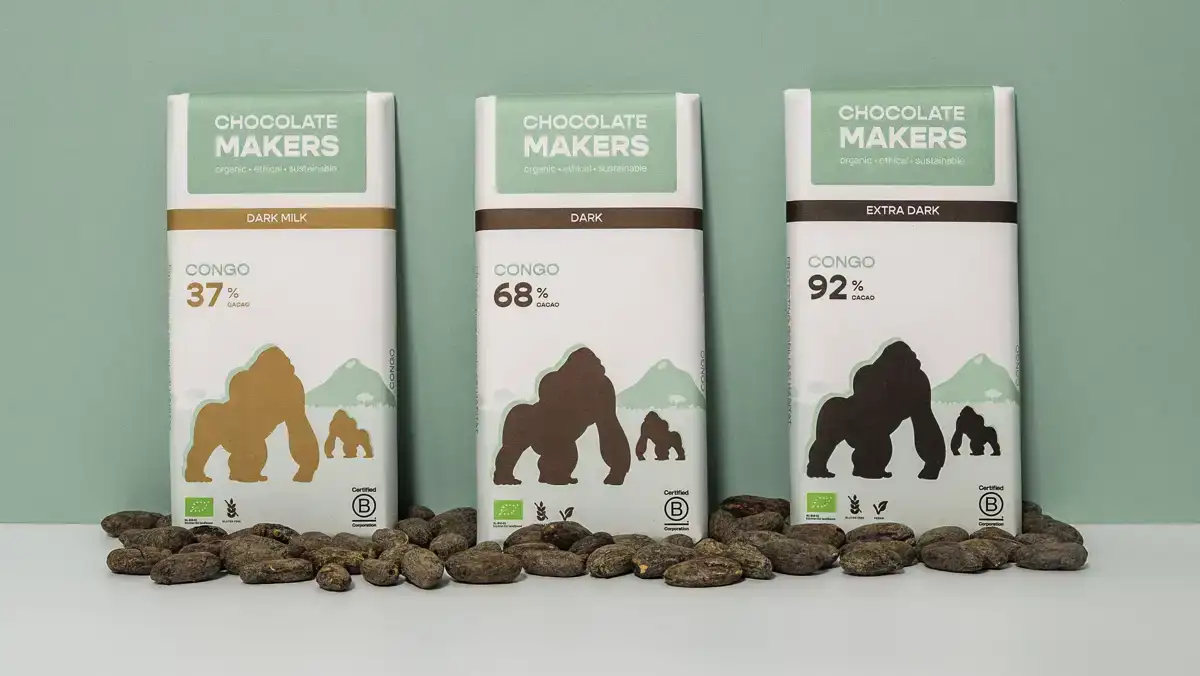 De Congo chocoladerepen van Chocolatemakers