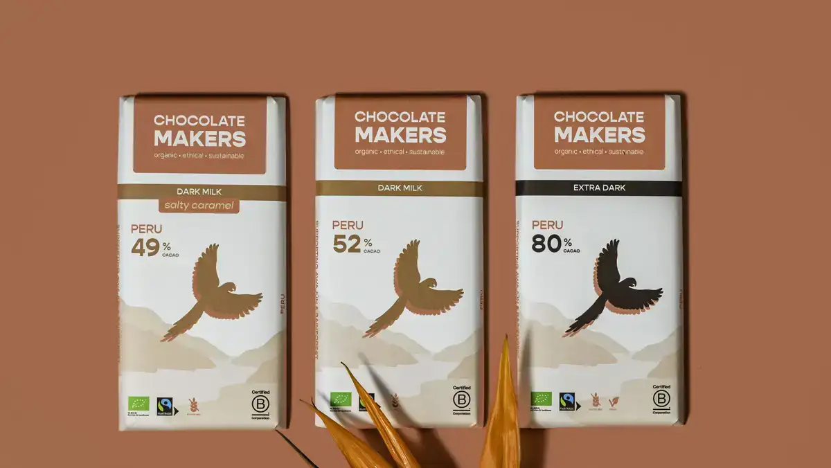 De Peru chocoladerepen van Chocolatemakers