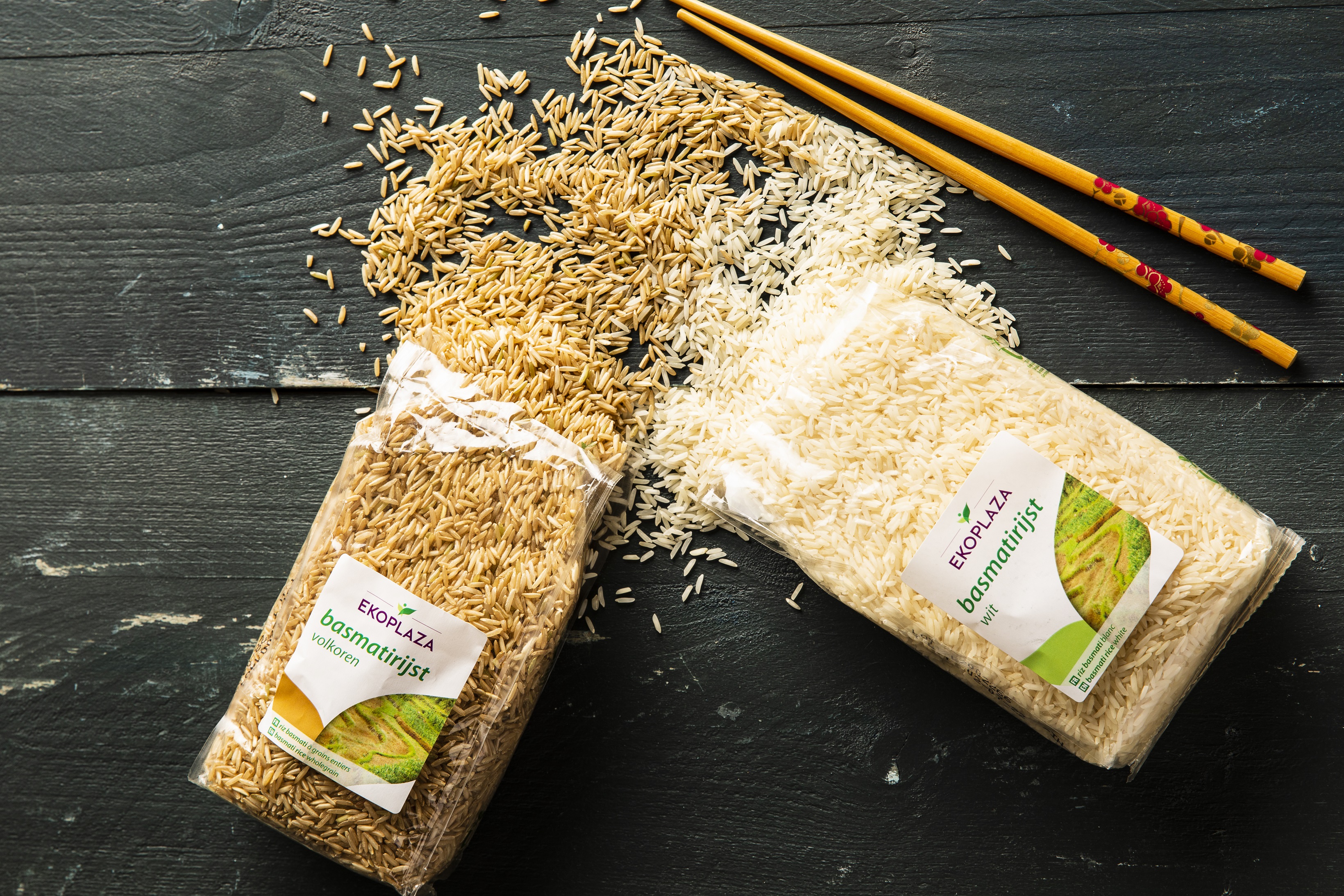 Basmatirijst van eigen merk