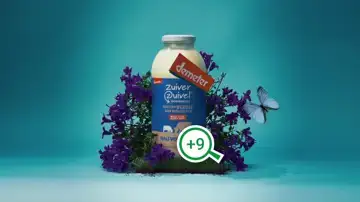 Zuiver Zuivel melk onder de loep