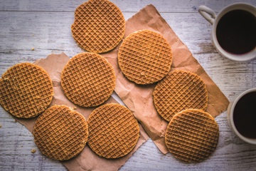 Stroopwafels van eigen merk
