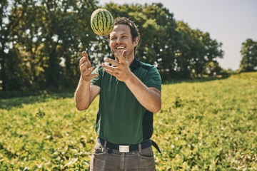 De eerste bio-watermeloenen uit volle Hollandse grond