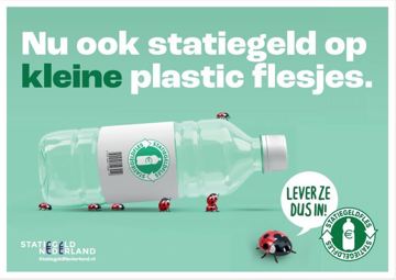 Statiegeld op kleine flesjes, een kans voor het milieu