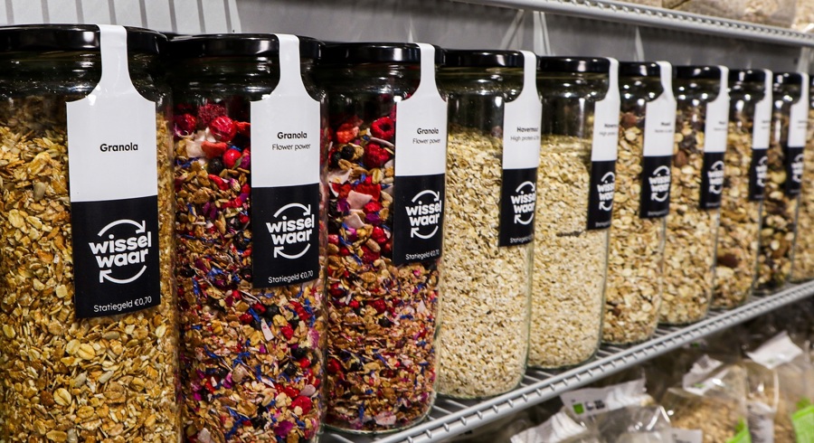 Wisselwaar, een volgende stap in afvalvrij boodschappen doen