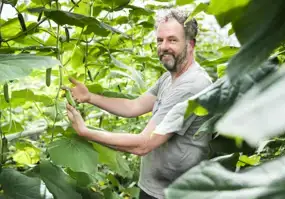 Snacken uit de biologische kas van Gert van Brakel