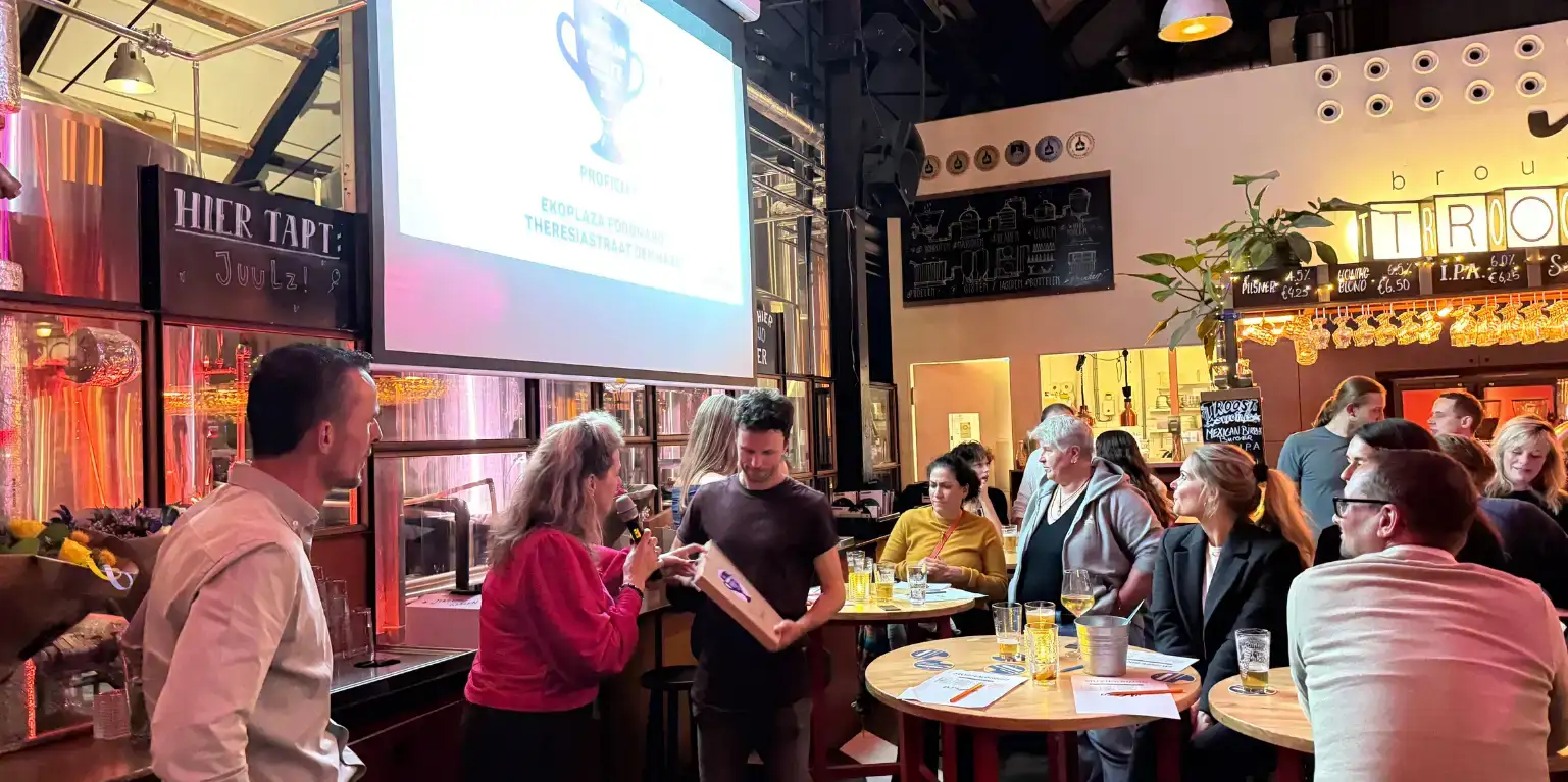 Ekoplaza viert winnaars van de Winkelverkiezing 2025