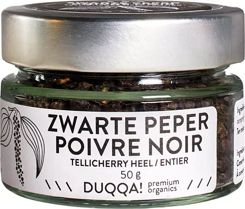 Hele tellicherry zwarte peperkorrels