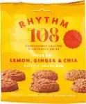 Lemon, ginger & chia biscuits