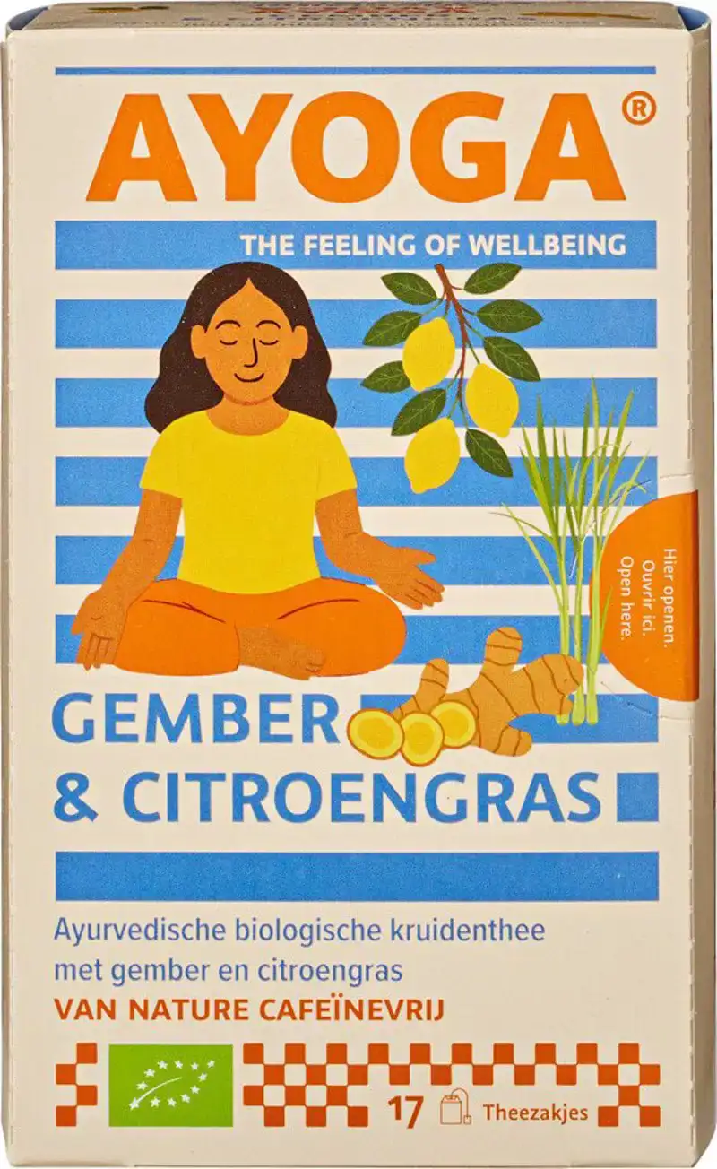 Kruidenthee gember citroengras