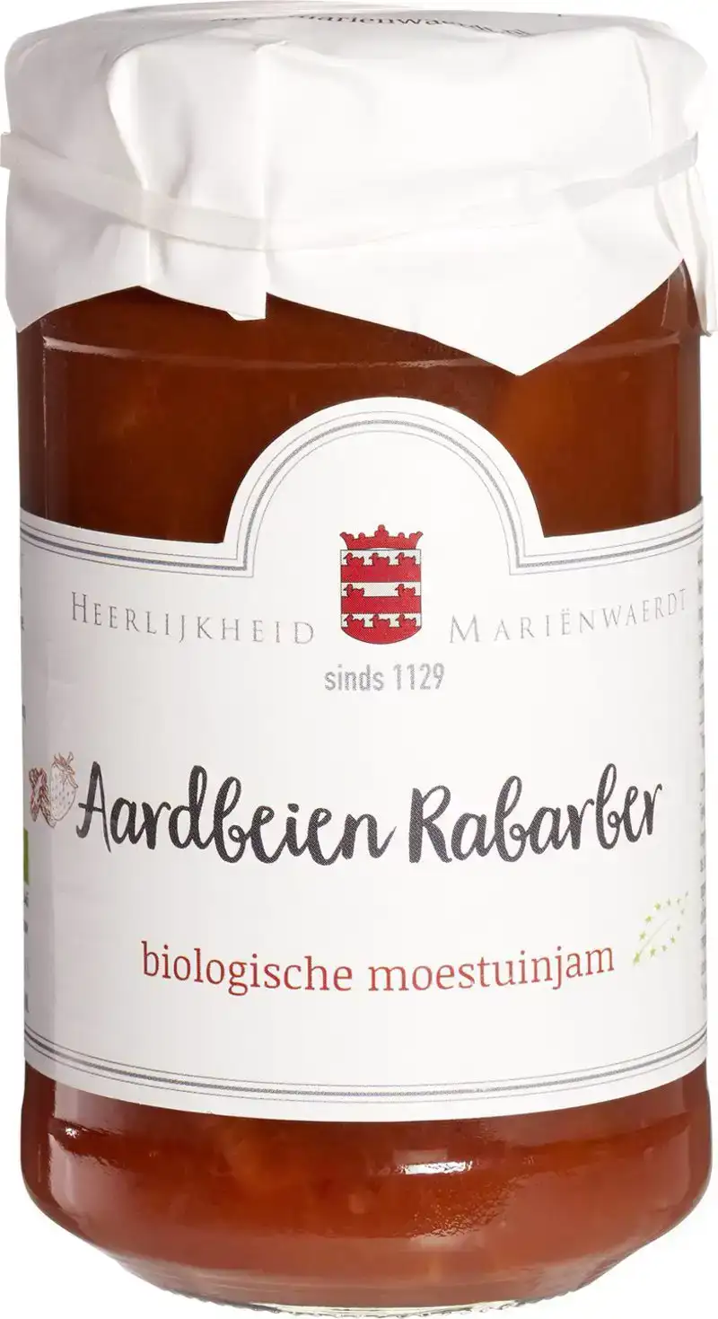 Aardbeien-rabarber jam
