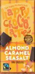 Pure chocolade 72% amandel karamel zeezout