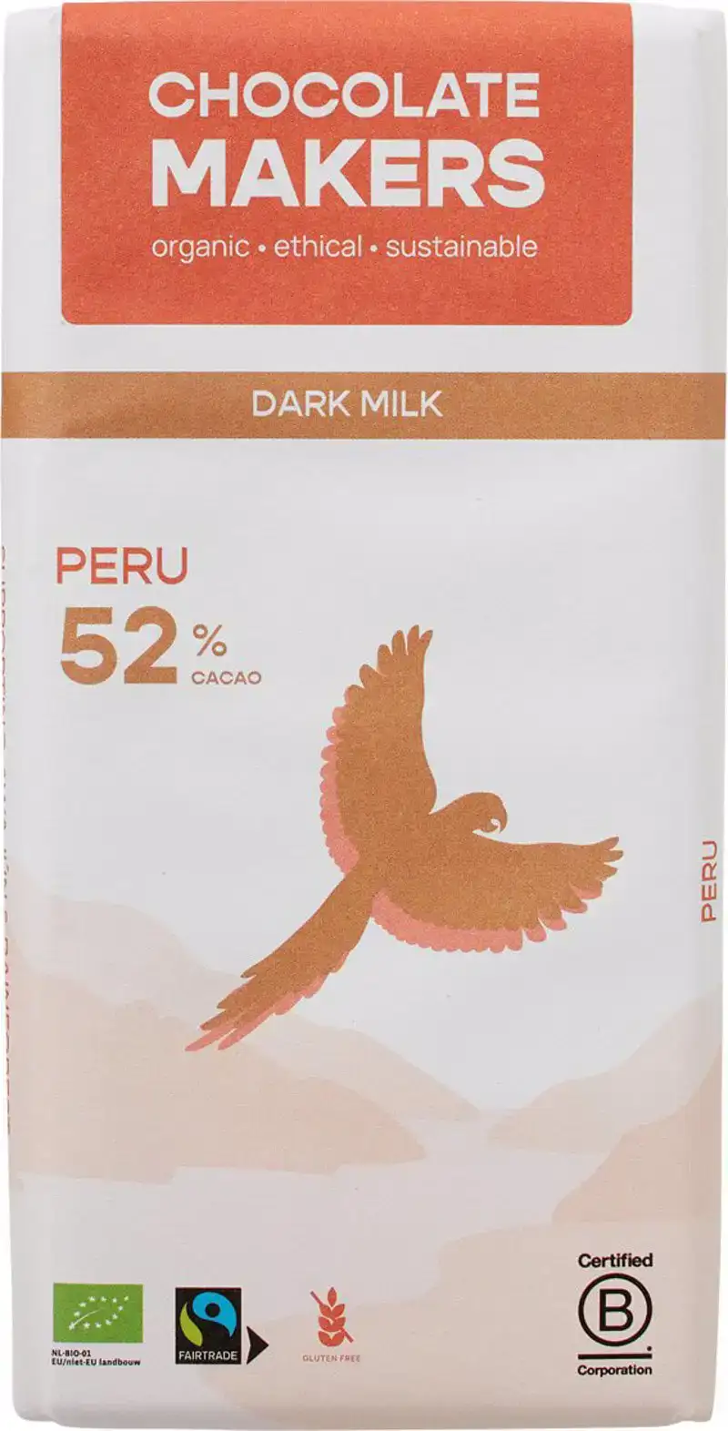 Donkere melkchocolade Peru 52%