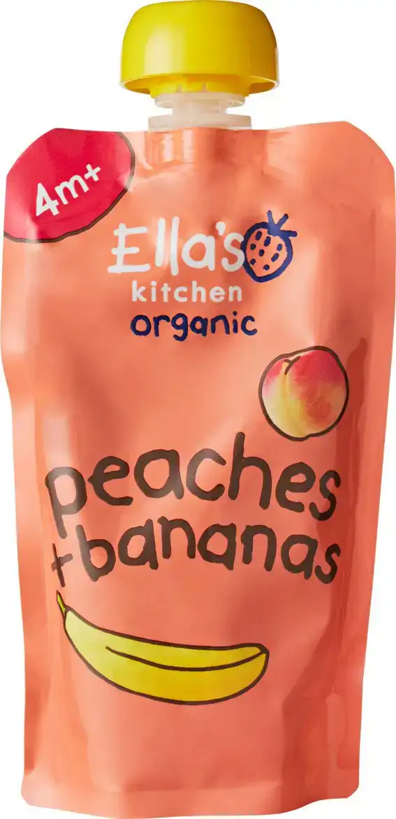 Fruithapje perzik banaan 4+ mnd