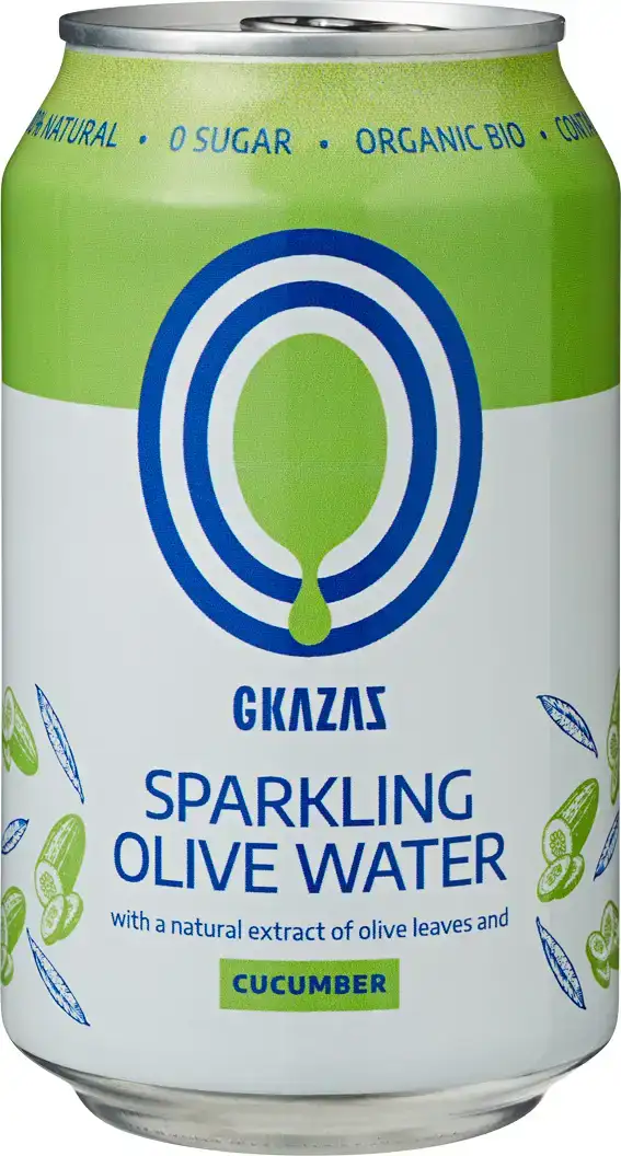 Bruisend olijf water komkommer