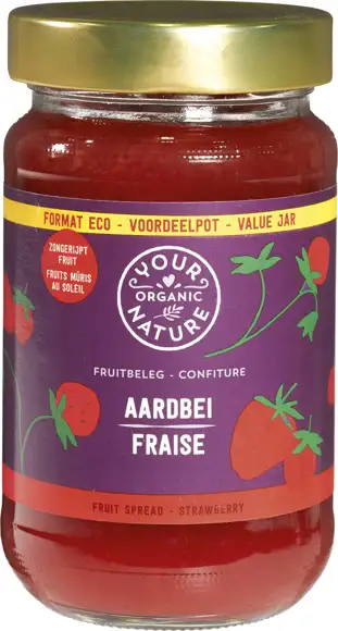 Aardbeien fruitbeleg