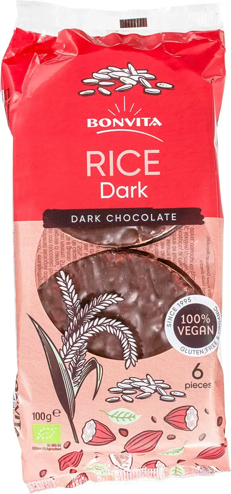 Rijstwafels pure chocolade