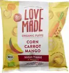 Maïs wortel mango puffs 8+ mnd