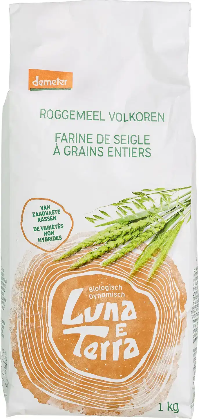 Volkoren roggemeel