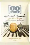 Natural crunch chips zwarte peper & zeezout