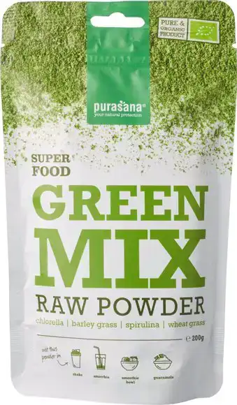 RAW green mix poeder