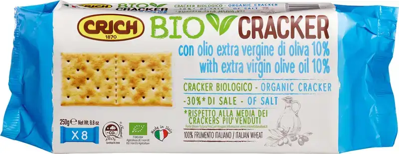 Ongezouten extra virgine olijfolie crackers
