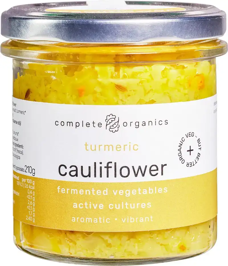 Gefermenteerde bloemkool kurkuma