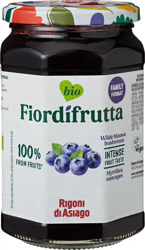 Fruitbeleg wilde bosbessen