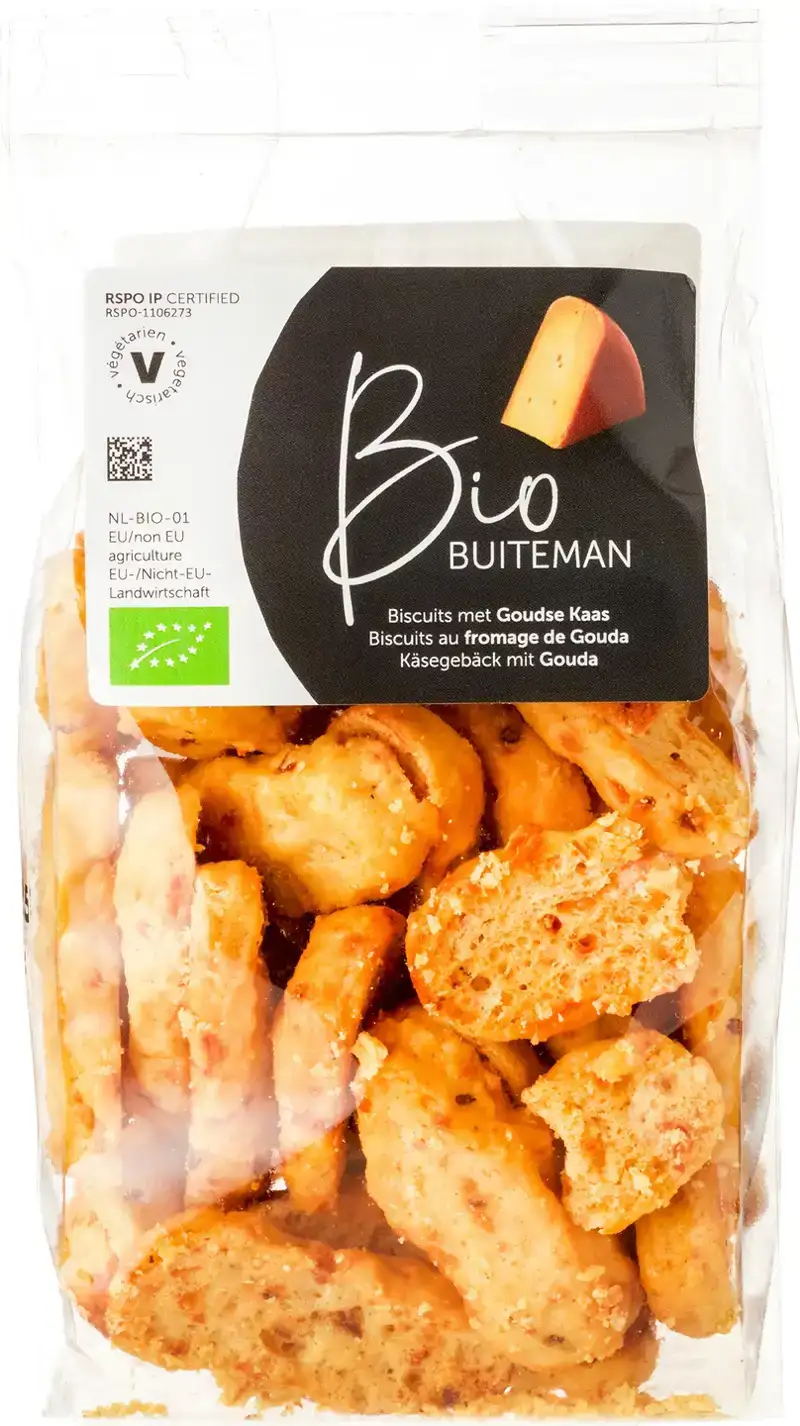 Biscuits met Goudse kaas
