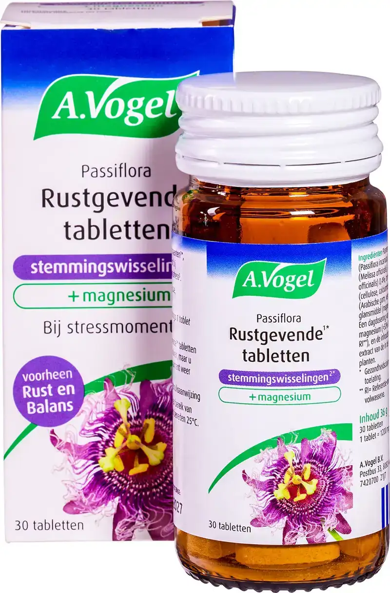 Passiflora rustgevende tabletten stemmingswisselingen