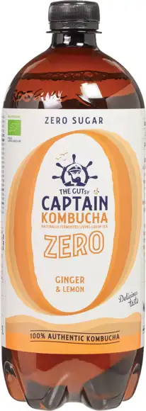 Kombucha zero gember citroen