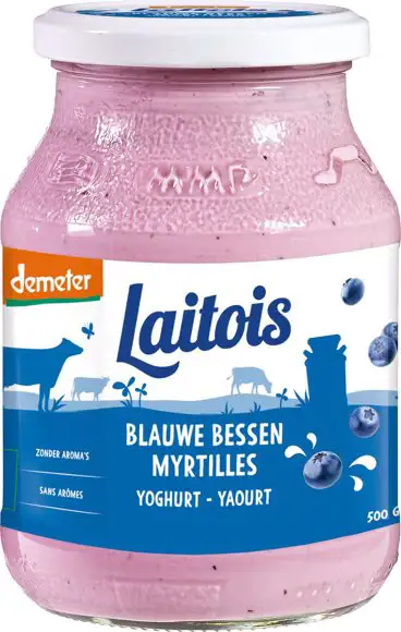 Yoghurt blauwe bessen