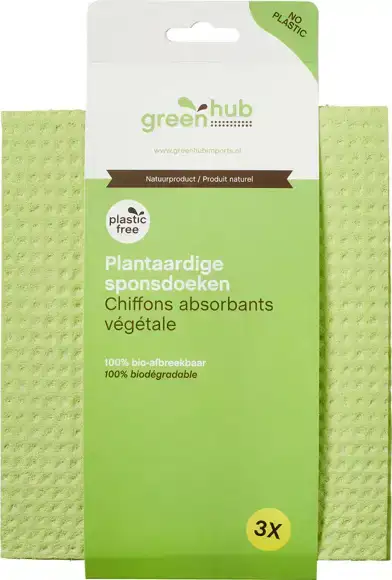 Sponsdoeken plantaardig