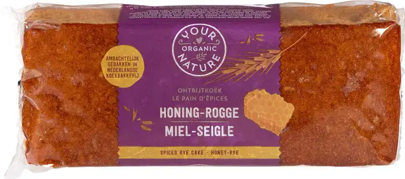 Ontbijtkoek honing-rogge