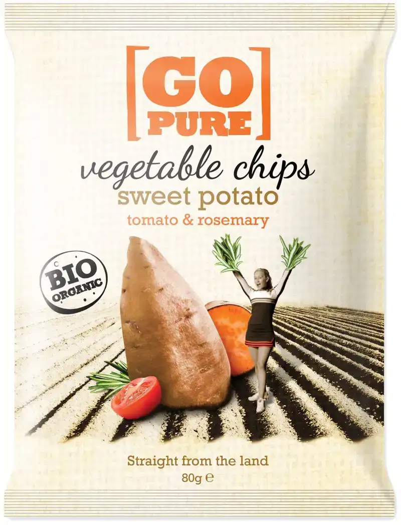 Groentechips zoete aardappel