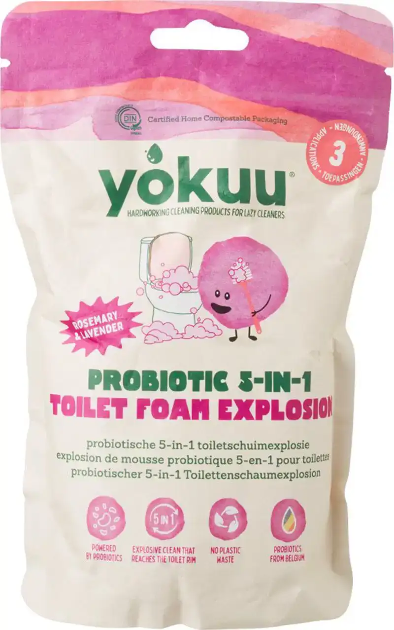 Probiotische 5-in-1 toiletschuimexplosie