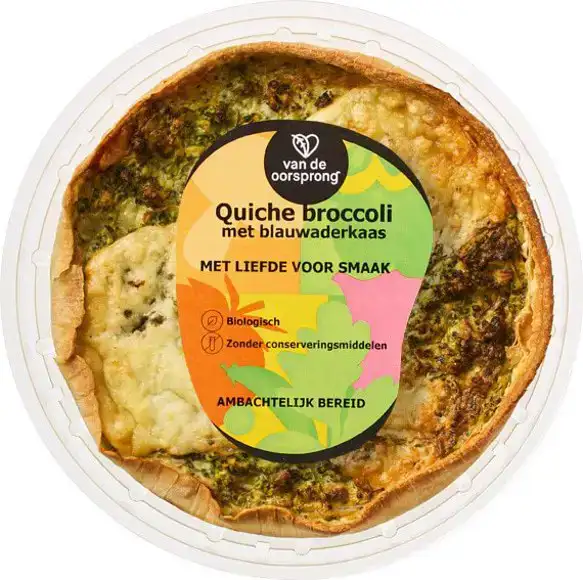 Quiche broccoli - blauwaderkaas