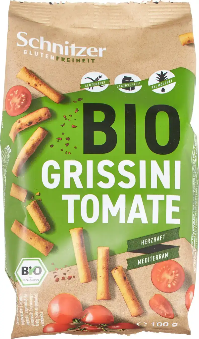 Glutenvrije grissini tomaat