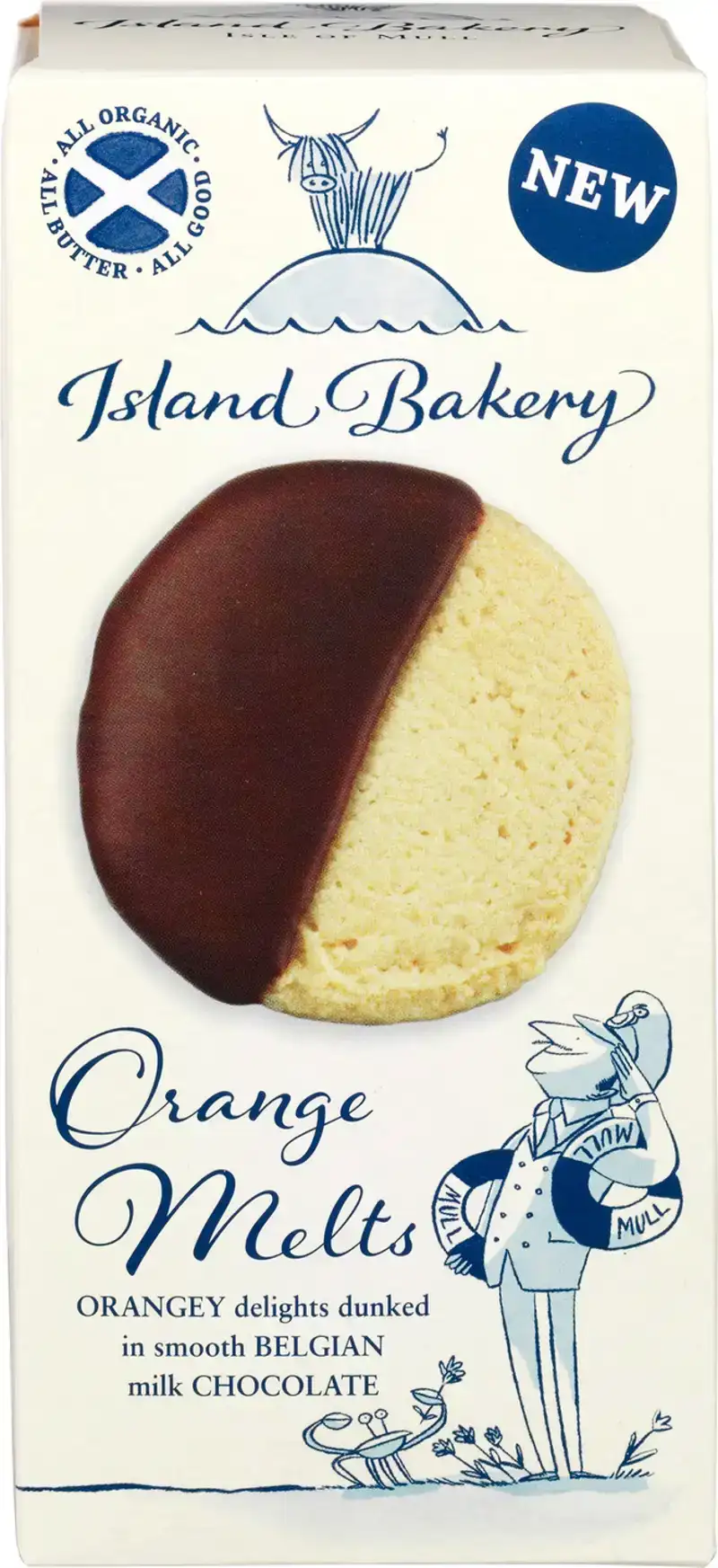 Sinaasappelkoekjes melkchocolade
