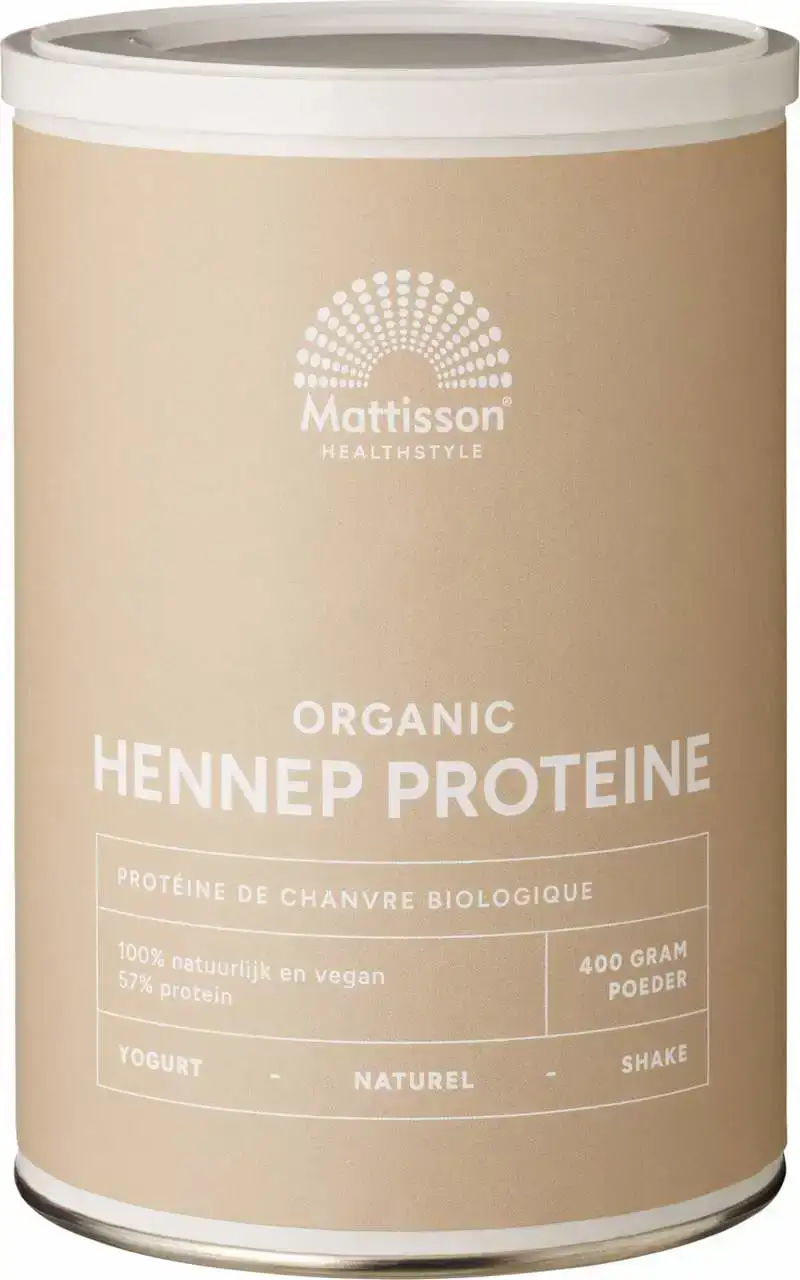Hennep proteïnepoeder