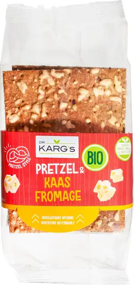 Pretzel-kaas crackers