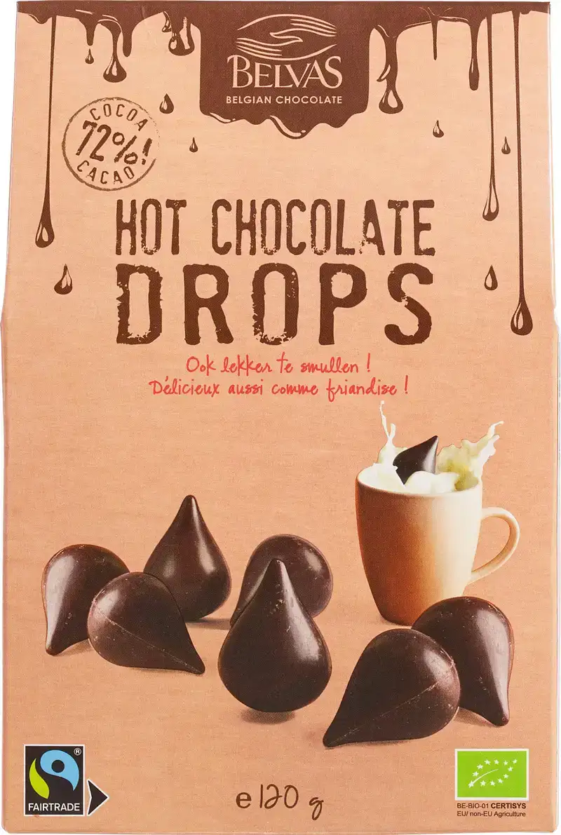 Hot chocolate drops