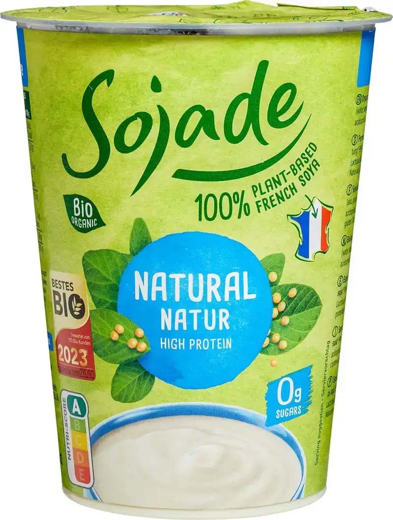 Plantaardige variatie op yoghurt soja - ongezoet
