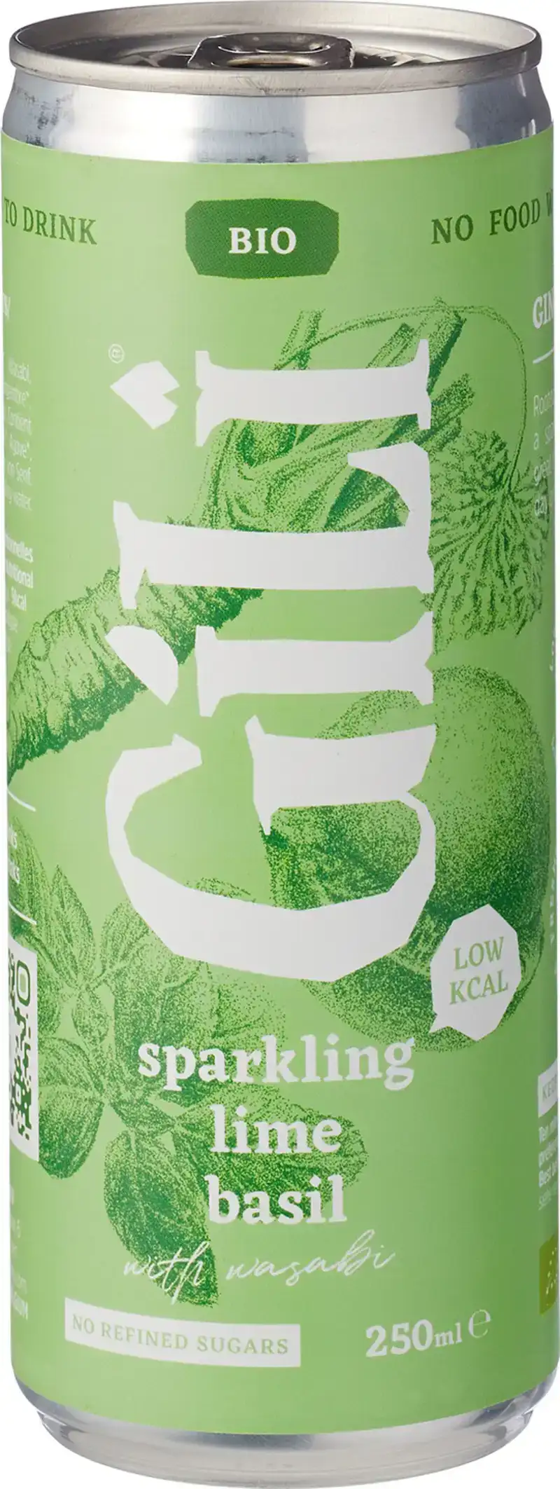 Hydrate sparkling limoen basilicum