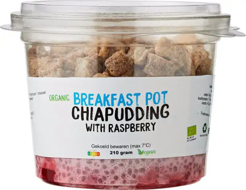 Chiapudding framboos