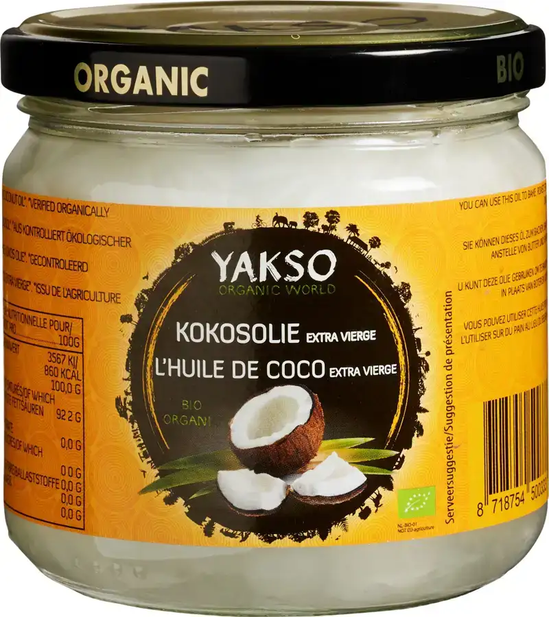 Extra vierge kokosolie