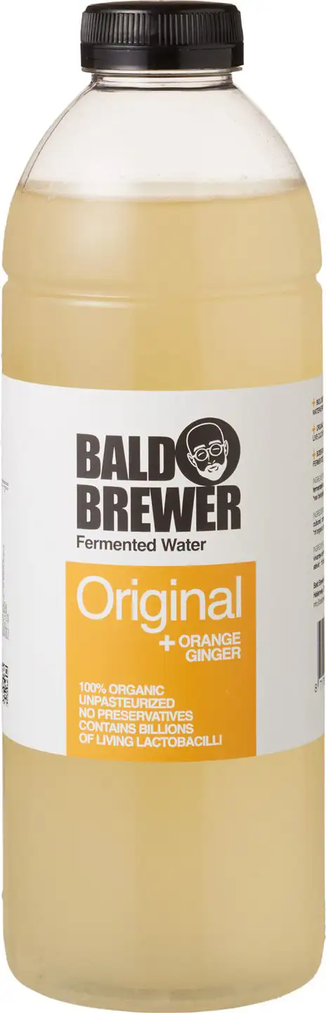 Gefermenteerd water sinaasappel & gember