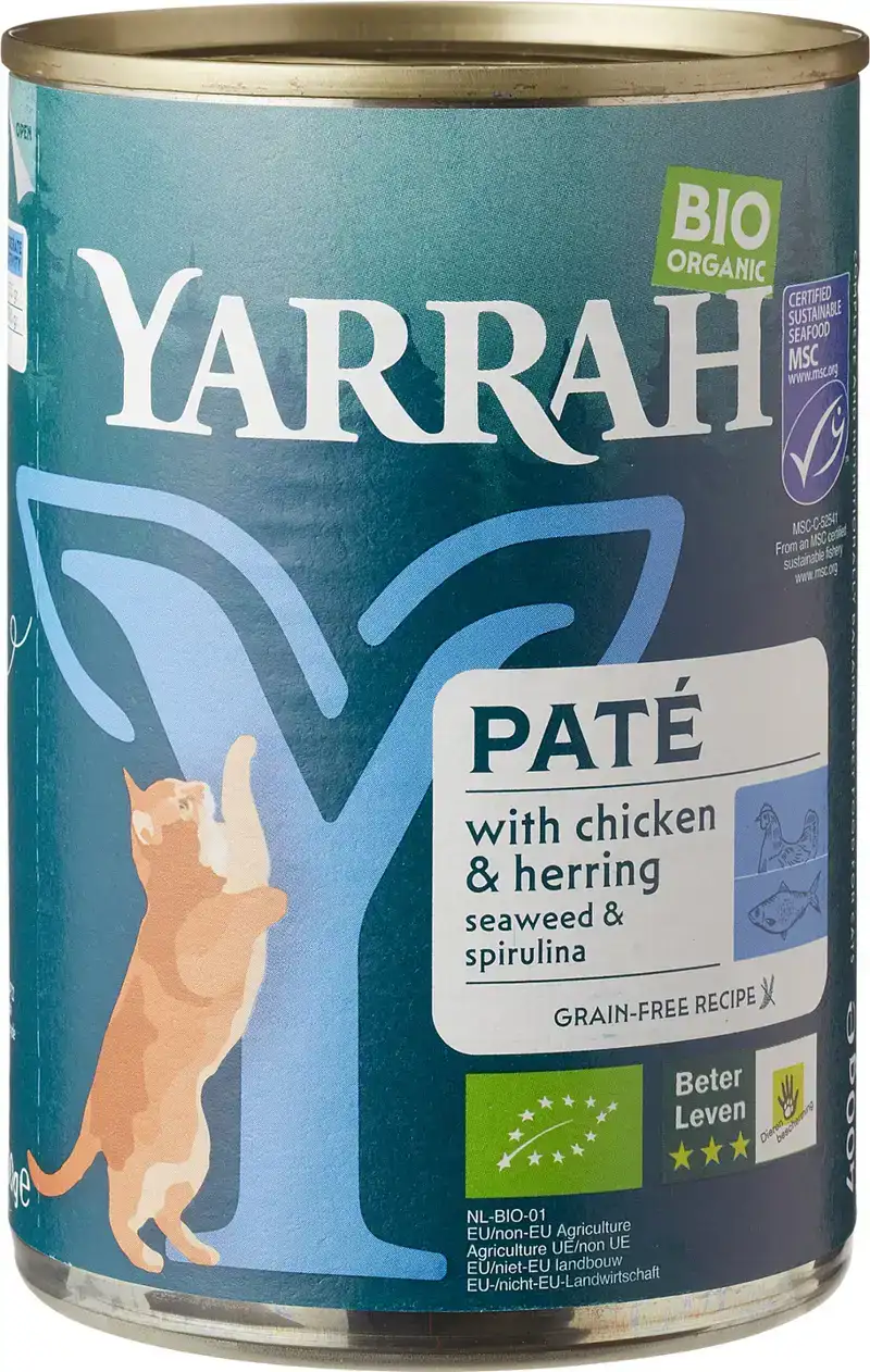 Kattenpaté kip & haring