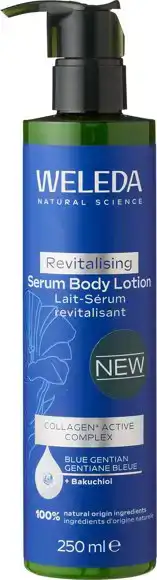Revitaliserende serum body lotion blauwe gentiaan