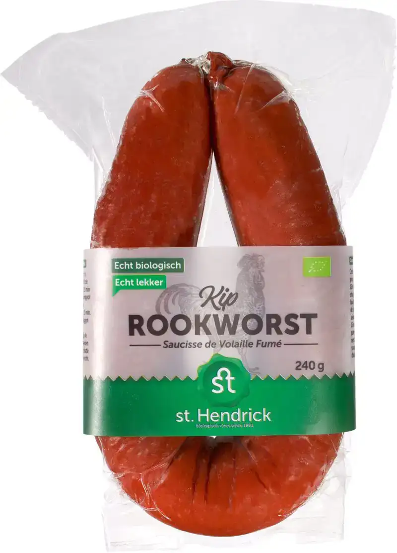 Kiprookworst van haantjes