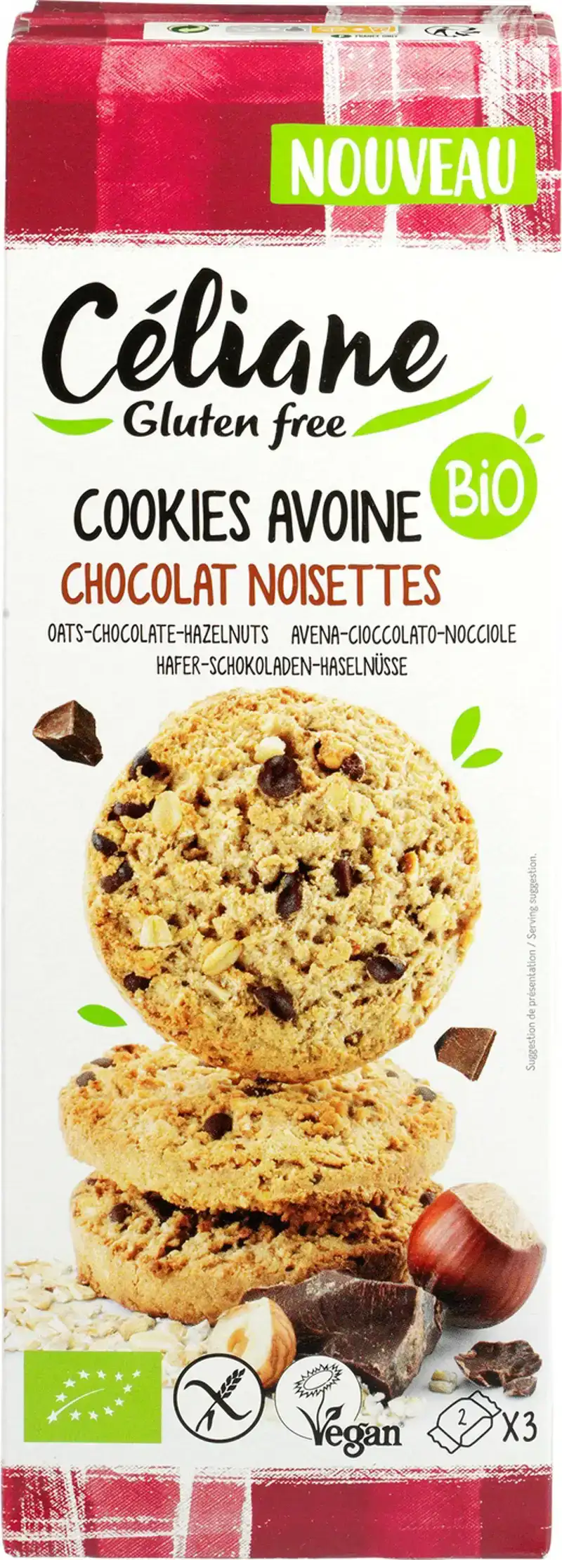 Glutenvrije chocoladekoekjes hazelnoot
